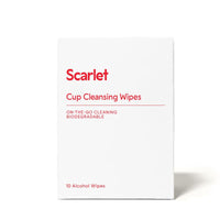 SCARLET CUP CLEANSING WIPES 10PK