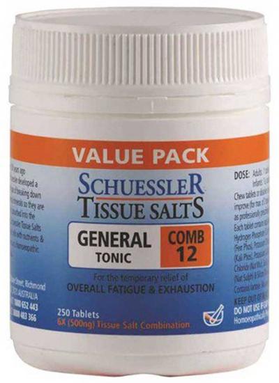 Schuessler Tissue Salts Comb 12