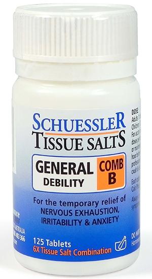 Schuessler Tissue Salts Comb B