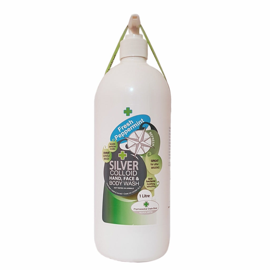 Silver Health Silver Colloid Face & Body Wash - Peppermint