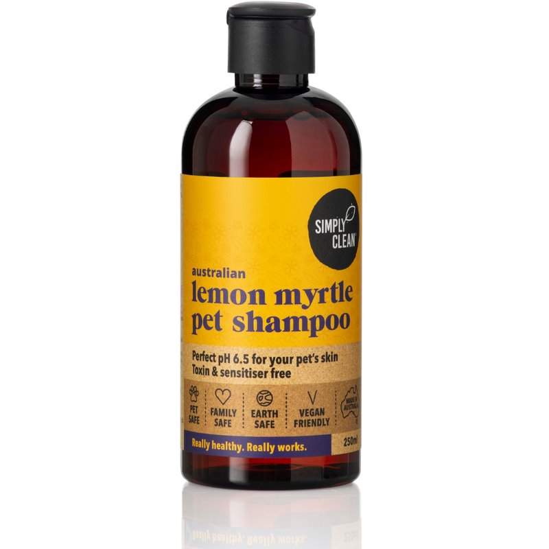 Simply Clean Lemon Myrtle Pet Shampoo 250ml
