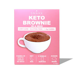 Snaxx One Minute KETO Brownie 4x40g