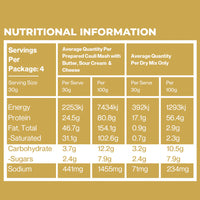 Snaxx One Minute KETO Cauli Mash 4x30g | Mr Vitamins