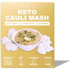 Snaxx One Minute KETO Cauli Mash 4x30g