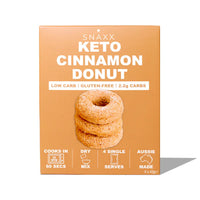 Snaxx One Minute KETO Cinnamon Donut 4x40g | Mr Vitamins