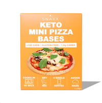 Snaxx One Minute KETO Mini Pizza Bases 4x30g | Mr Vitamins