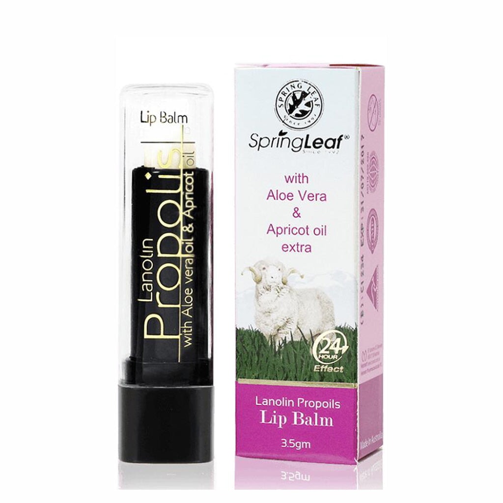 Spring Leaf Lanolin Propolis Lip Balm
