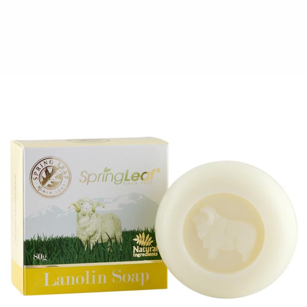Spring Leaf Lanolin Soap