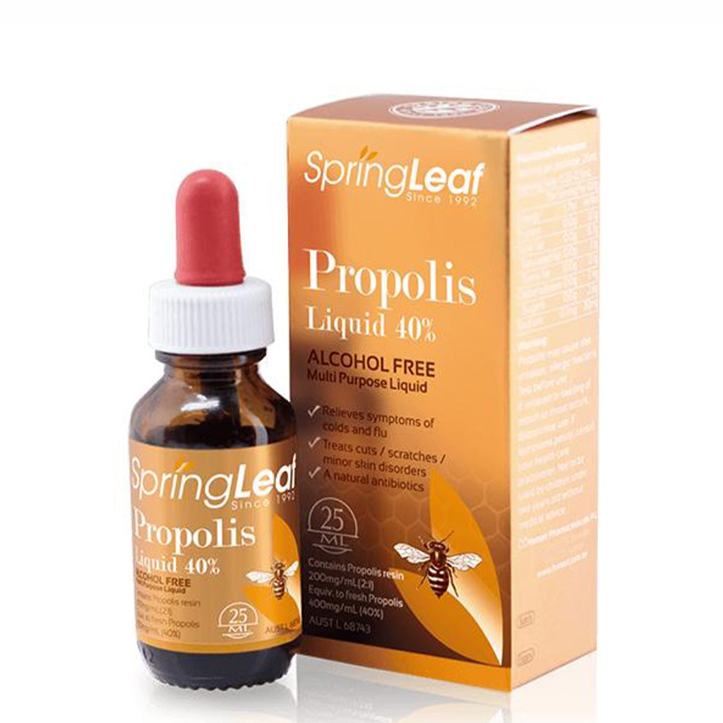 Propolis Liquid | Spring Leaf Premium (Alcohol Free) – Mr Vitamins