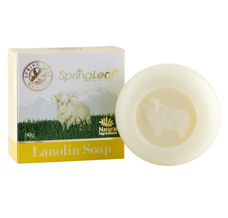 Spring Leaf Lanolin Soap