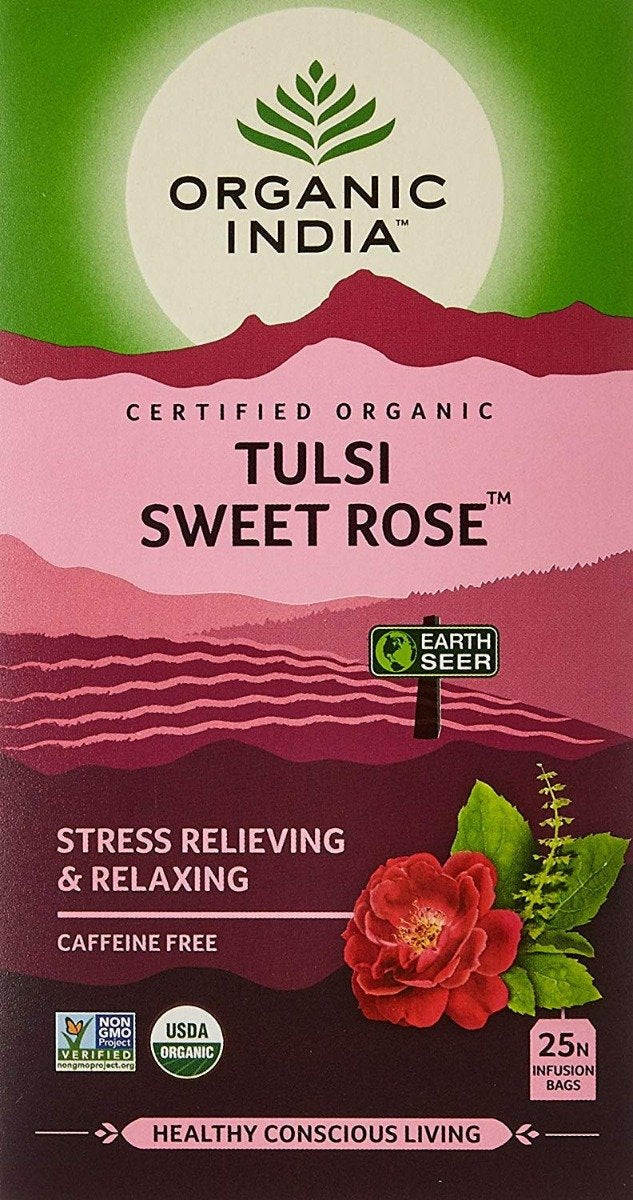 Organic India Tulsi Sweet Rose Tea
