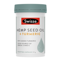 Swisse Hemp Seed Oil + Turmeric | Mr Vitamins