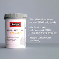 Swisse Hemp Seed Oil + Turmeric | Mr Vitamins