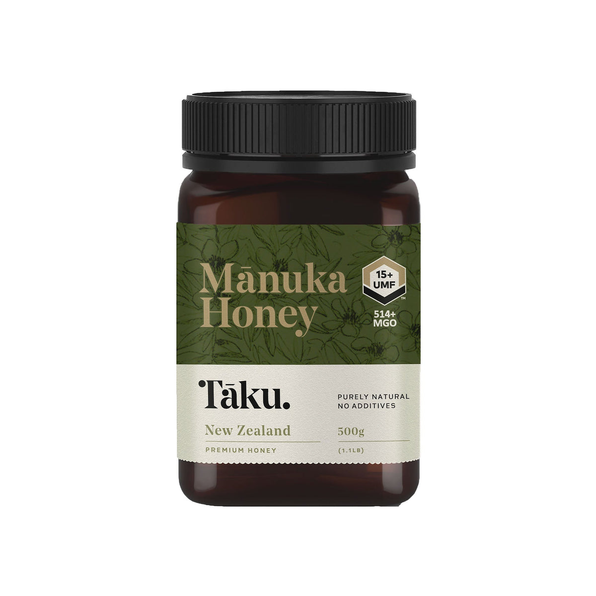 Taku UMF 15+ (MGO 514+) Manuka Honey 500g