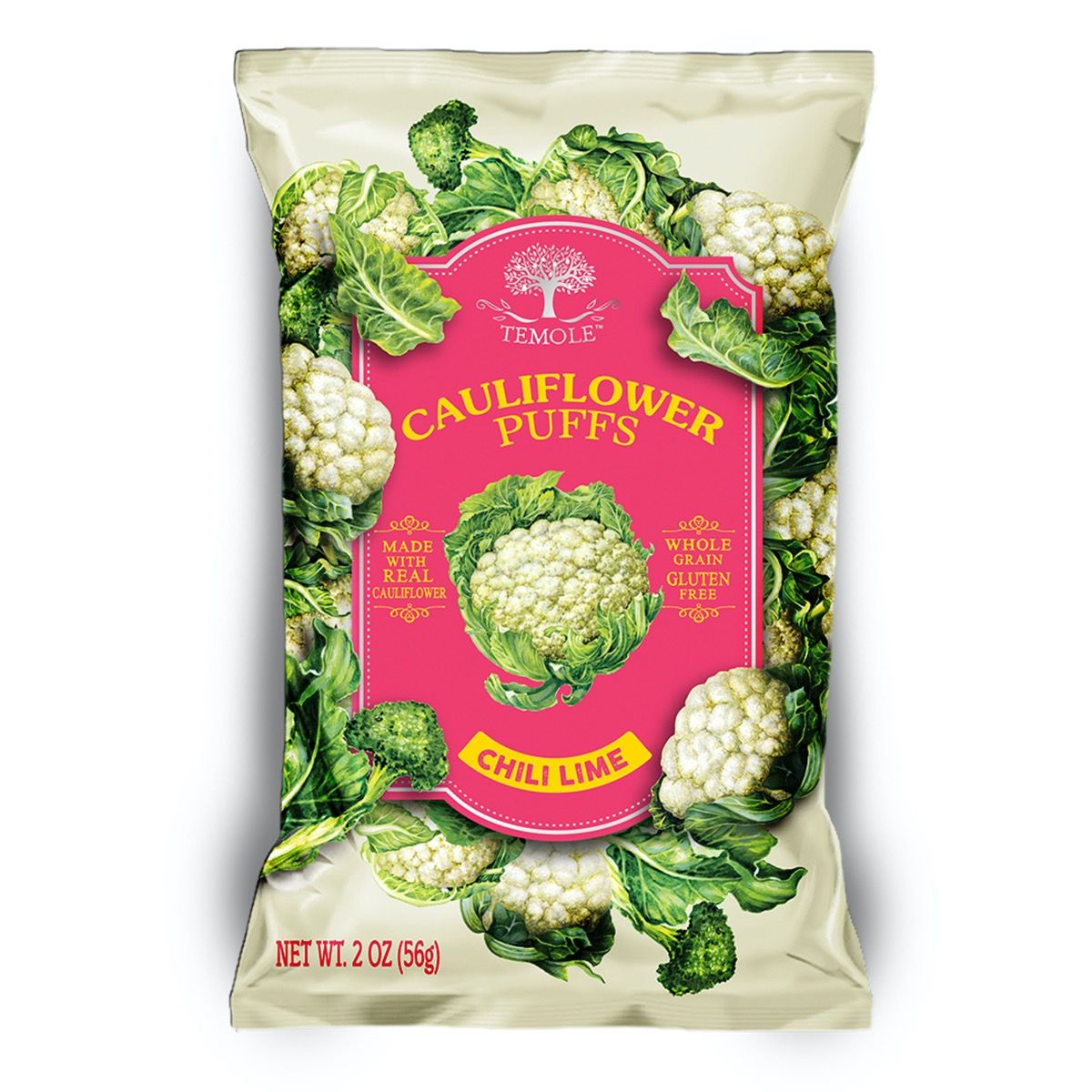 Temole Cauliflower Puffs Chili Lime 56g
