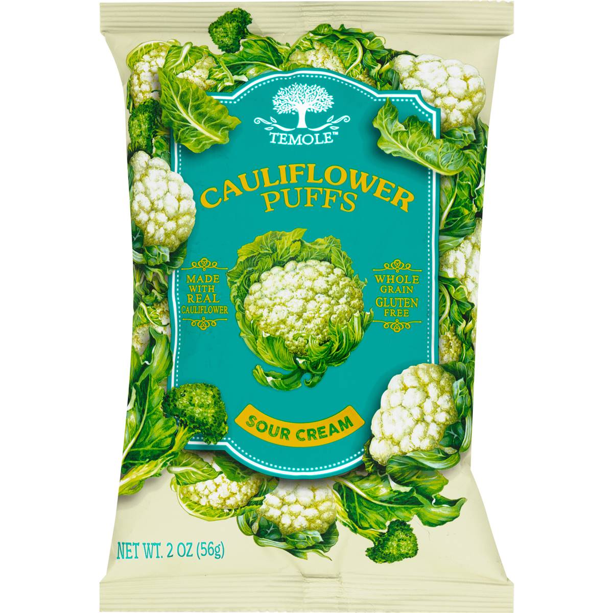 Temole Cauliflower Puffs Sour Cream 56g