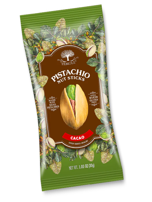 Temole Pistachio Nut Stick Cacao 30g