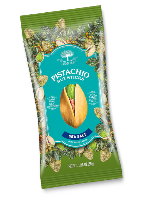 Temole Pistachio Nut Stick Sea Salt 30g