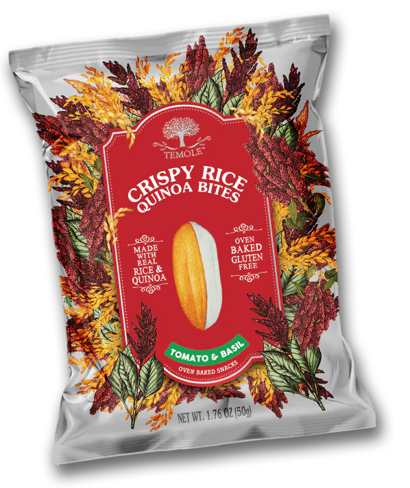 Temole Quinoa Rice Crunch Tomato Basil 50g
