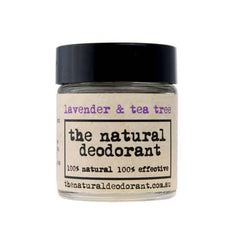 The Natural Deodorant Jar Lavender & Tea Tree Flavour 60 Grams