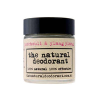 The Natural Deodorant Jar Patchouli & Ylang Ylang Flavour 60 Grams