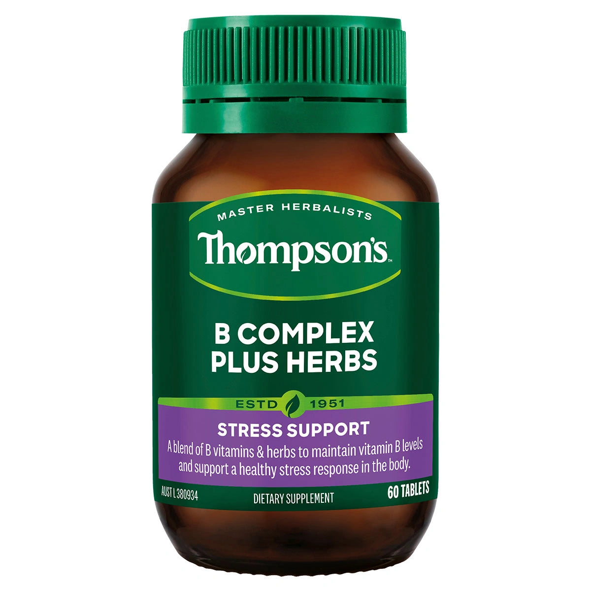 Thompsons B Complex Plus Herbs