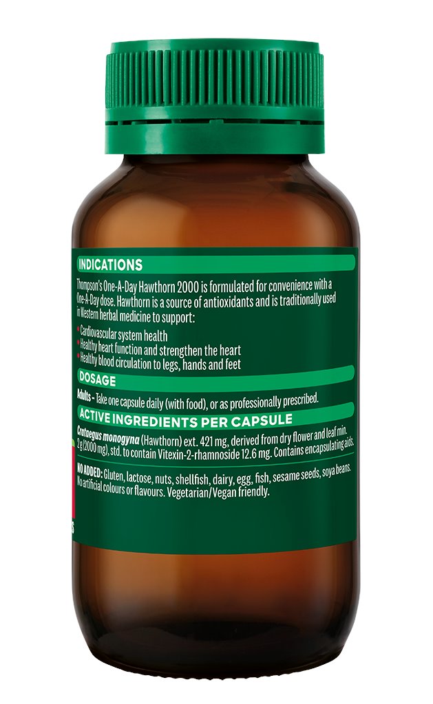 Thompsons Hawthorn 2000mg