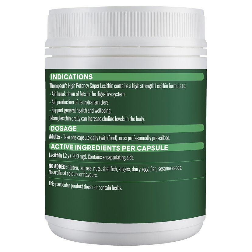 Thompsons High Potency Super Lecithin