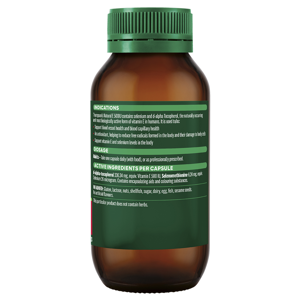 Thompsons Natural E 500iu