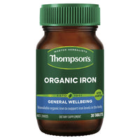 Thompsons Organic Iron 24mg | Mr Vitamins