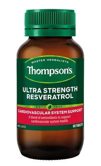 Thompsons Ultra Strength Resveratrol | Mr Vitamins
