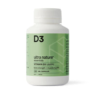 Ultra Nature Vitamin D3 1000 IU | Mr Vitamins