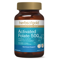 HOG ACTIVATED FOLATE 500 60C 60 Capsules | Mr Vitamins