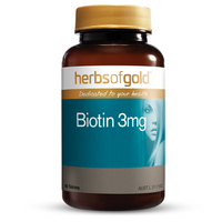 Herbs Of Gold Biotin 3mg 60 Tablets | Mr Vitamins