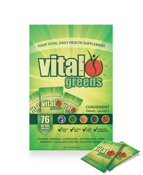 Vital Greens Sachet Travel Box