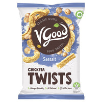 VGood Chickpea Twists Sea Salt 85g | Mr Vitamins