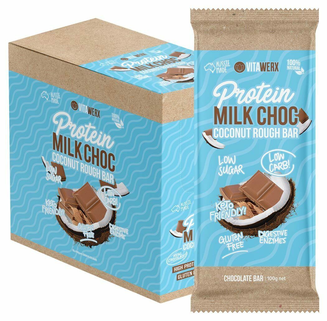 Vitawerx Milk Chocolate Bars - 12 Pack