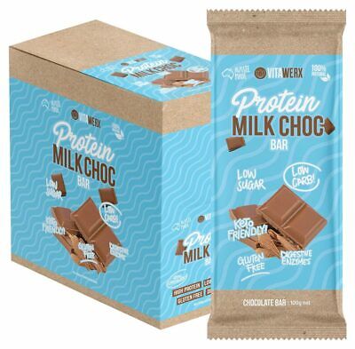 Vitawerx Milk Chocolate Bars - 12 Pack