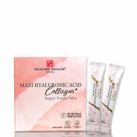 Wealthy Health Maxi Hyaluronic Acid Collagen Plus Super Fruits Mix