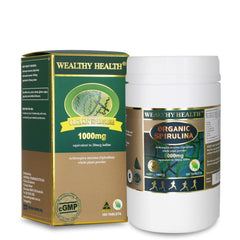 Wealthy Health Organic Spirulina 1000mg