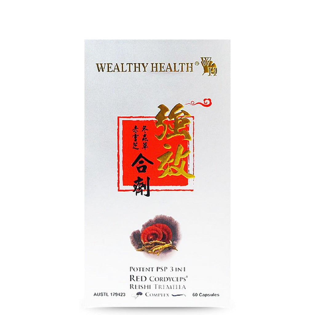Wealthy Health Potent PSP 3 In 1 Red Reishi Complex