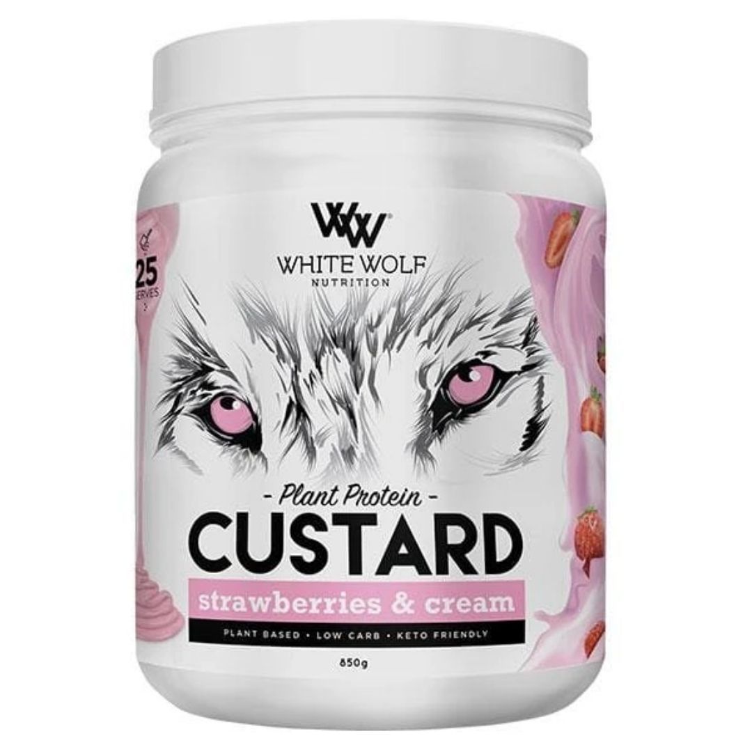 White Wolf Plant Protein Custard