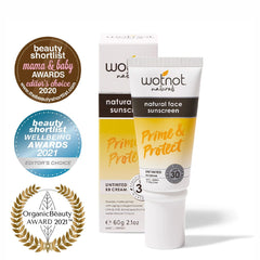 Wotnot Natural Face Sunscreen 40 SPF BB Cream - Untinted