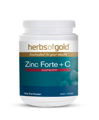 Herbs Of Gold Zinc Forte + C Powder